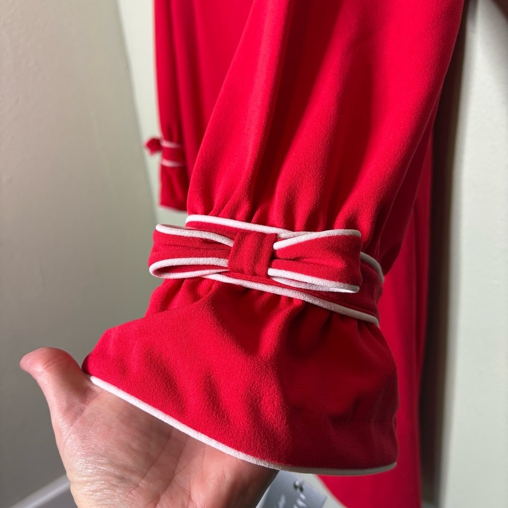 NWT Sharaga'no Red Dress with White Accents 18W - Picture 3 of 8